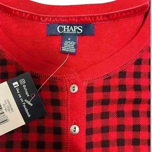 Chaps Buffalo red check long sleeve women’s - Picture 1 of 5